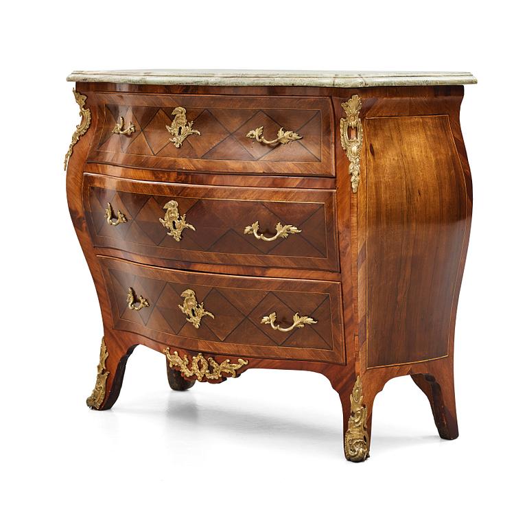 A Swedish rococo commode.