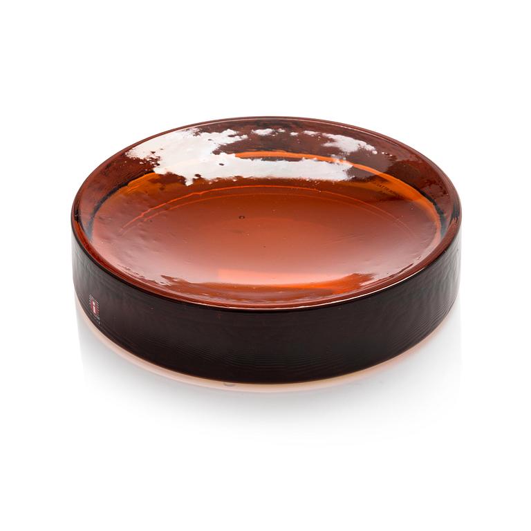 Harri Koskinen, an 'Concave' art glass, signed Harri Koskinen Iittala 2017, 21/100 1938.