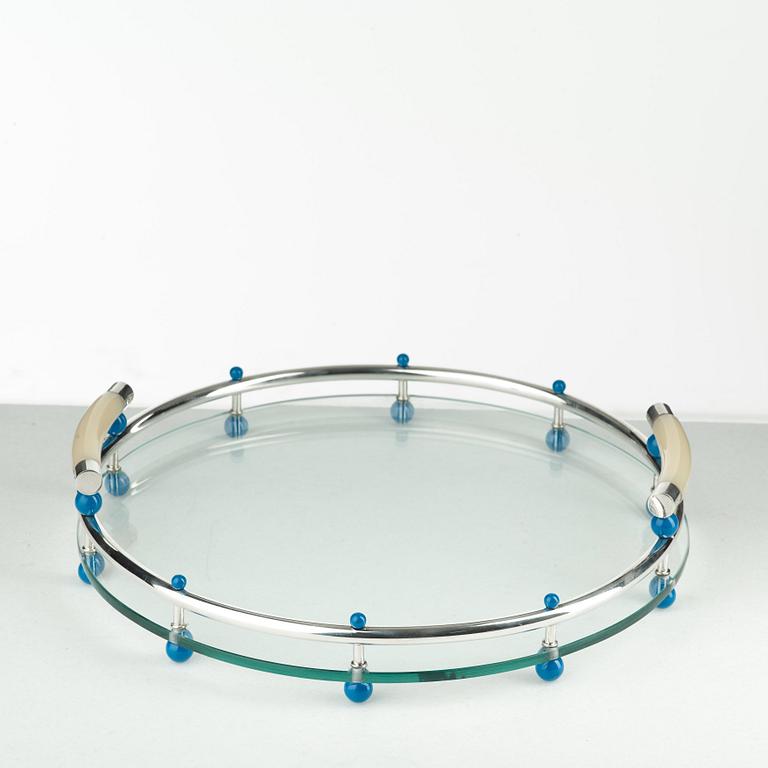 Michael Graves, a five pieces sterling tea- and coffee service, limited edition by Alessi, Italy 1985.