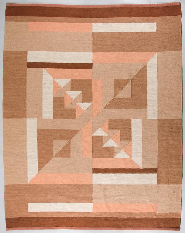 Greta Skogster-Lehtinen, hårgarnsmatta, Kodiksamin Mattokutomo. 1930-tal. Ca250 x 196 cm.