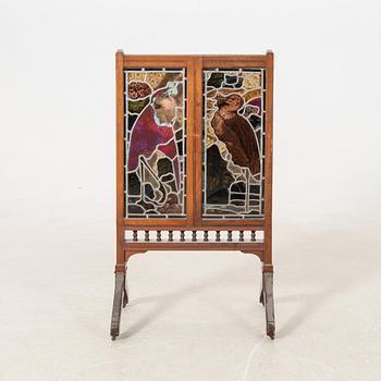 Screen/Fire screen Maple & Co around 1900.