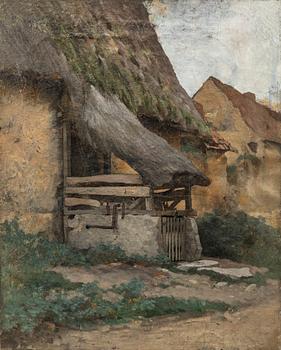 Hugo Salmson, Study for "Arrestation dans un village".