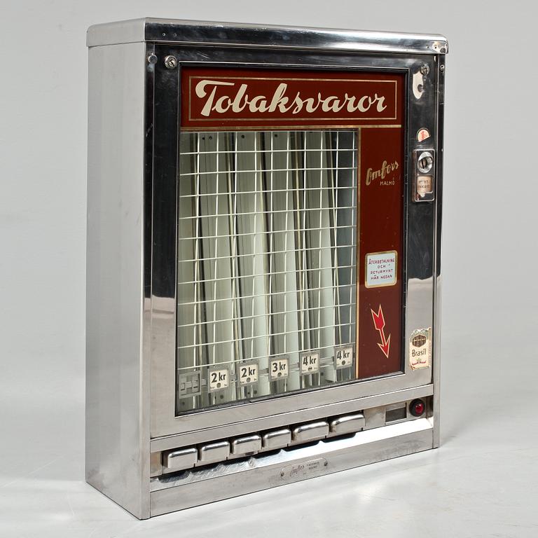 CIGARETTAUTOMAT, Omfors, 1900-talets tredje kvartal.