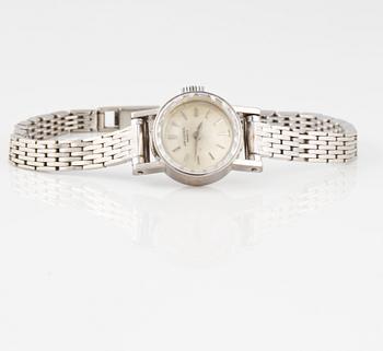 ARMBANDSUR, dam, 18 K vitguld, Universal. Vikt 24 g.