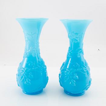 Vases a pair of Baccarat "Vase de Fantasie no 1". 1860s/70s.