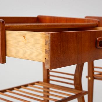 Bedside tables, a pair, 1950s/60s.
