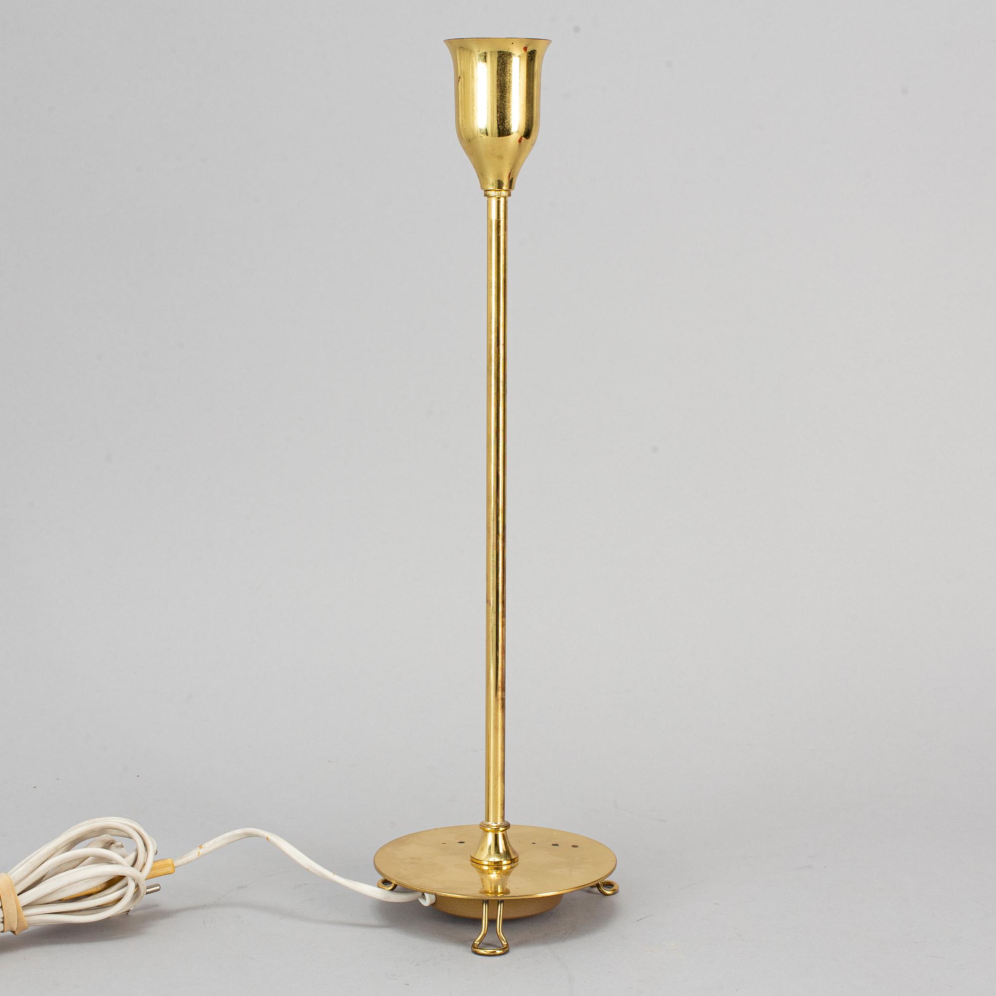 JOSEF FRANK, a brass table lamp, modell 2552, for Svenskt Tenn, Sweden.