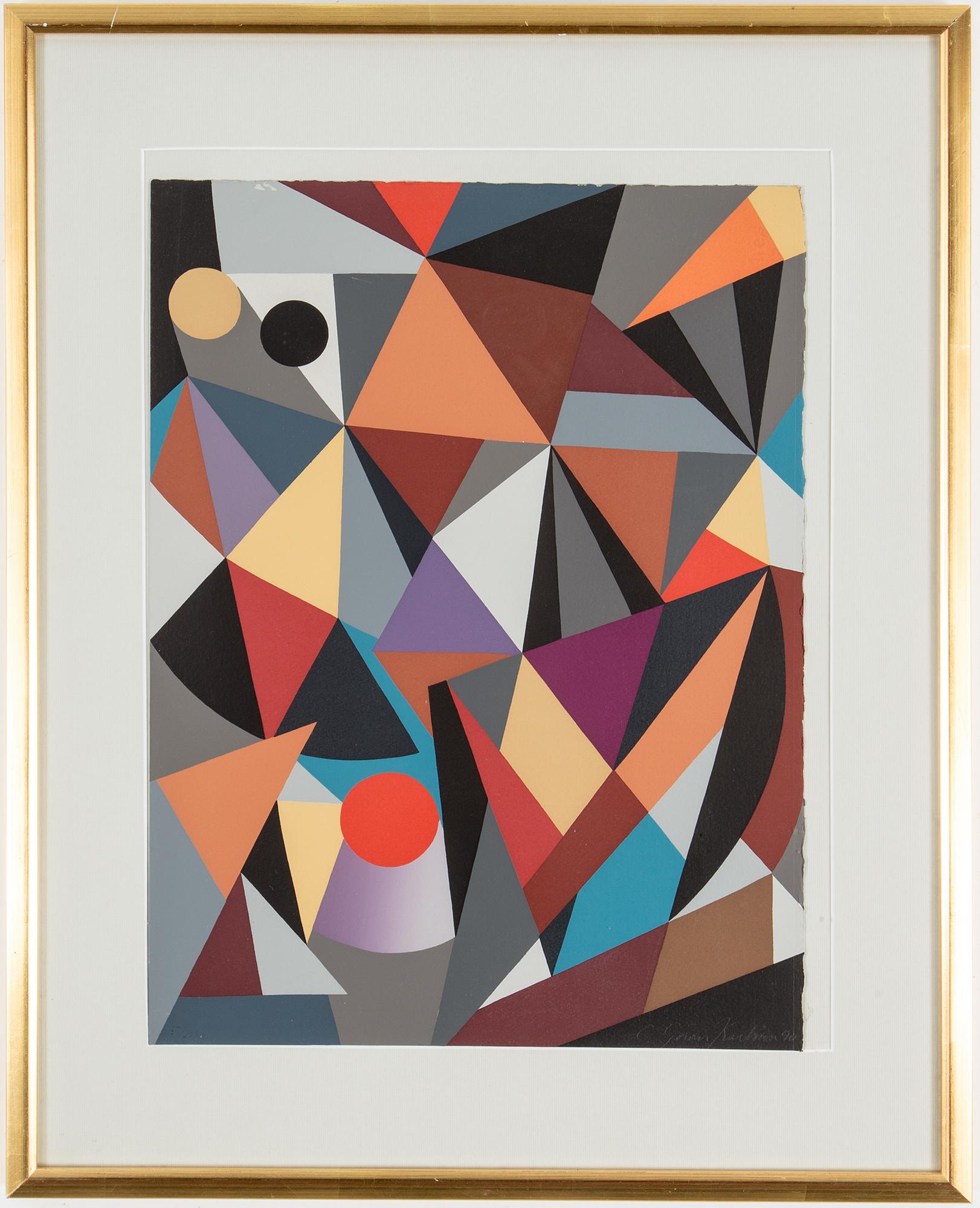 C GÖRAN KARLSSON, färgserigrafi, signerad, daterad 90 och numrerad 39/200.