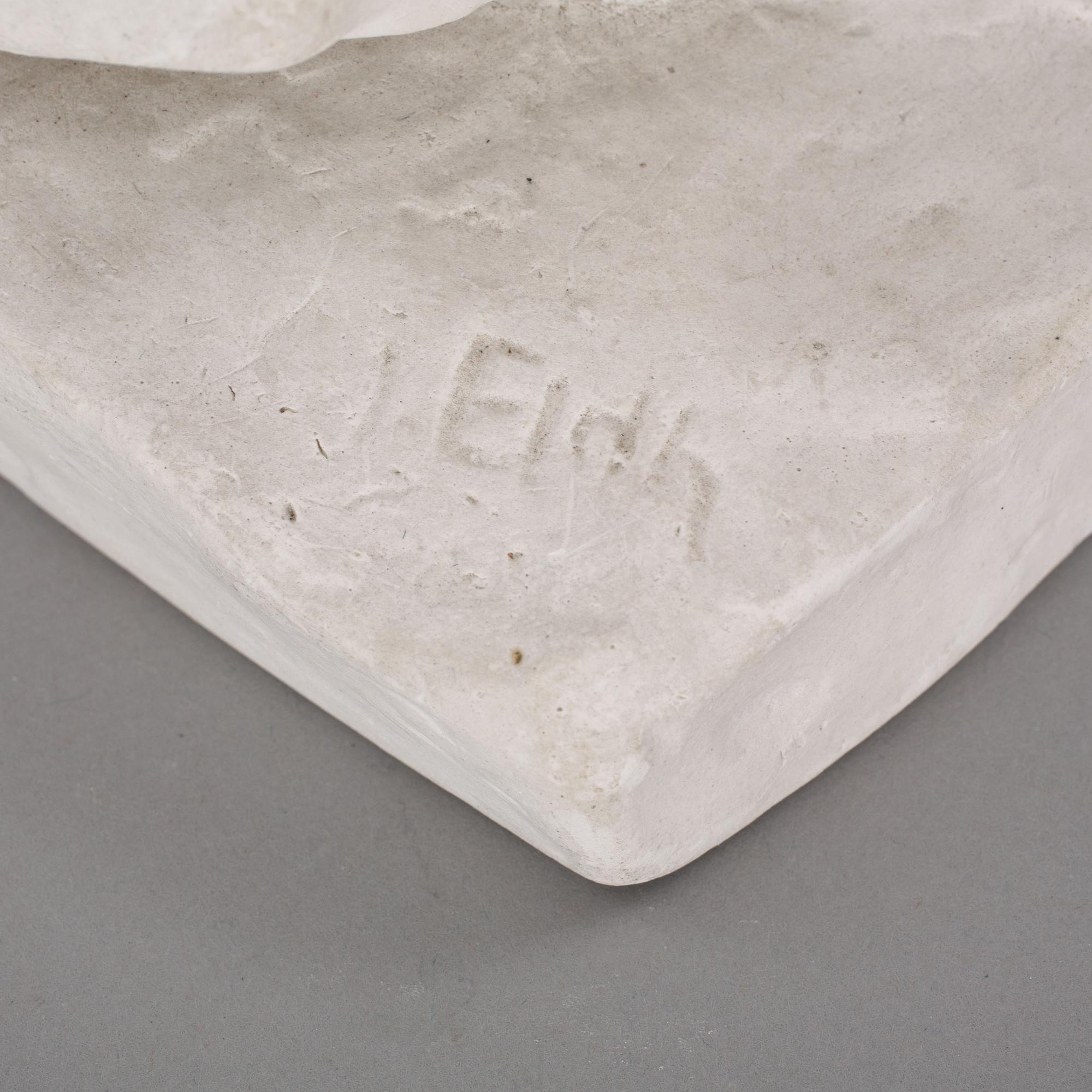 CARL ELDH, skulptur, gips, signerad.