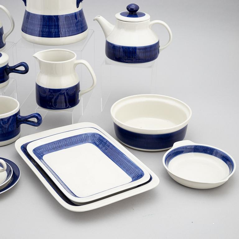 Hertha Bengtson, a 36 piece 'Koka Blå' porcelain service from Rörstrand.