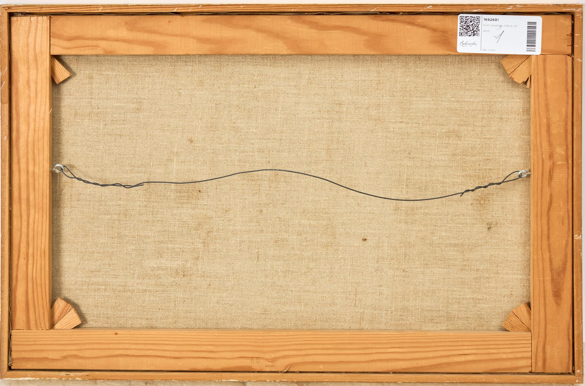 Sven Ljungberg, Cultivation.