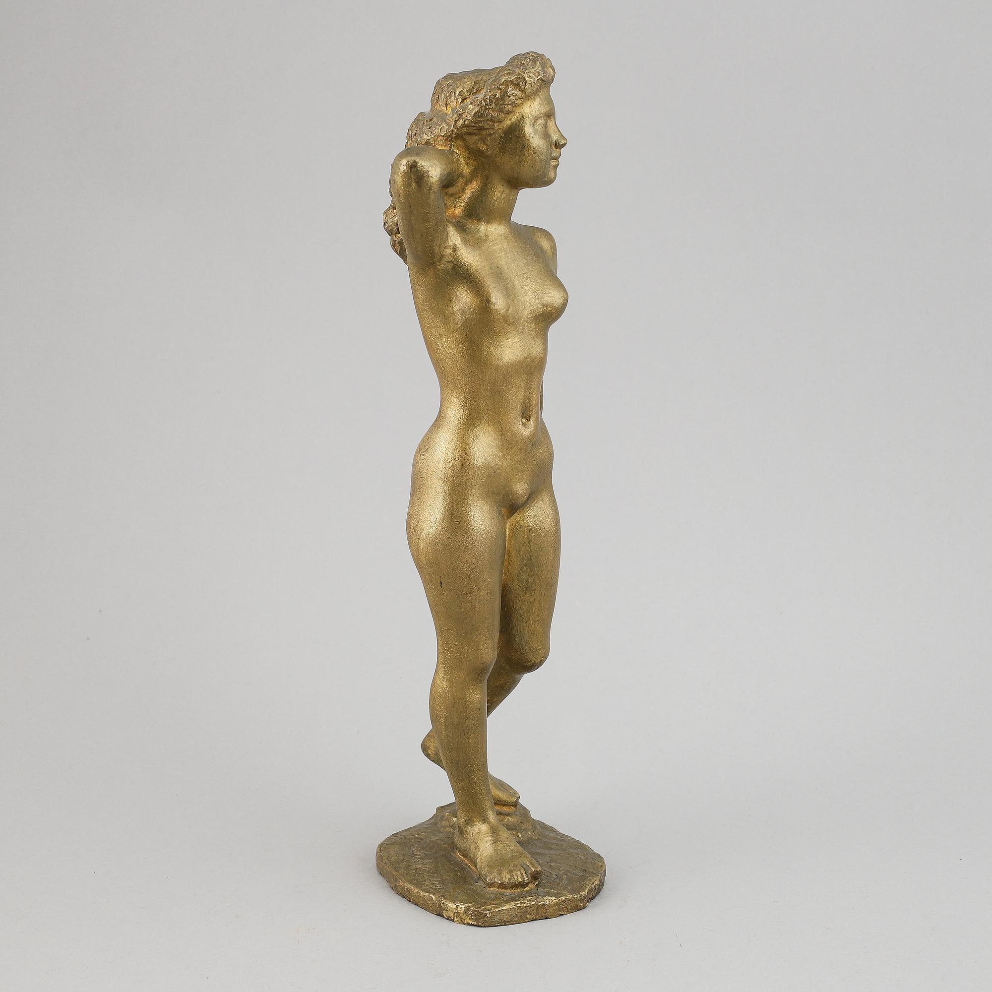 GUSTAF NORDAHL, sculpture, bronze, signed and dated -49. Numbered ?/10.