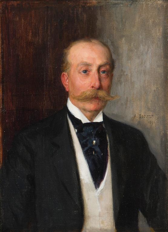 Albert Edelfelt, Porträtt av Markis Emile de Chambure.