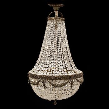 An early 20th century ceiling light.