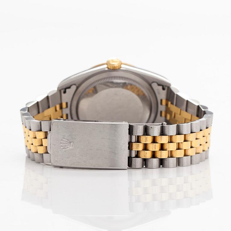 Rolex, Oyster Perpetual, Datejust, "Diamond Dial", armbandsur, 36 mm.