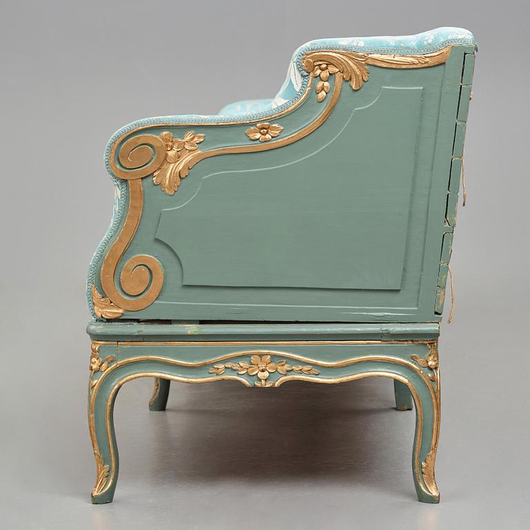 A Swedish Rococo 18th century sofa.