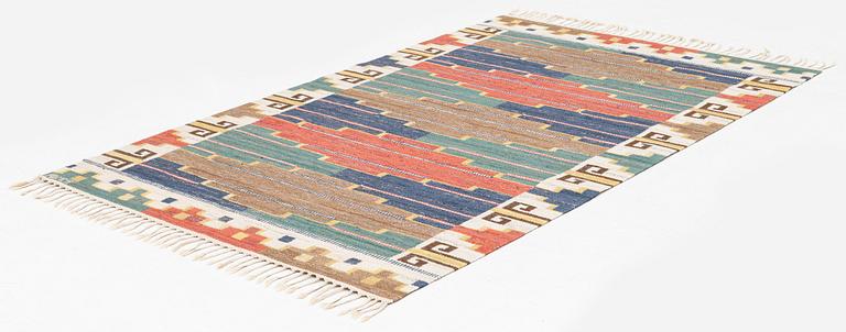 Märta Måås-Fjetterström, a carpet, 'Blå heden', flat weave, ca 230 x 146 cm, signed AB MMF.