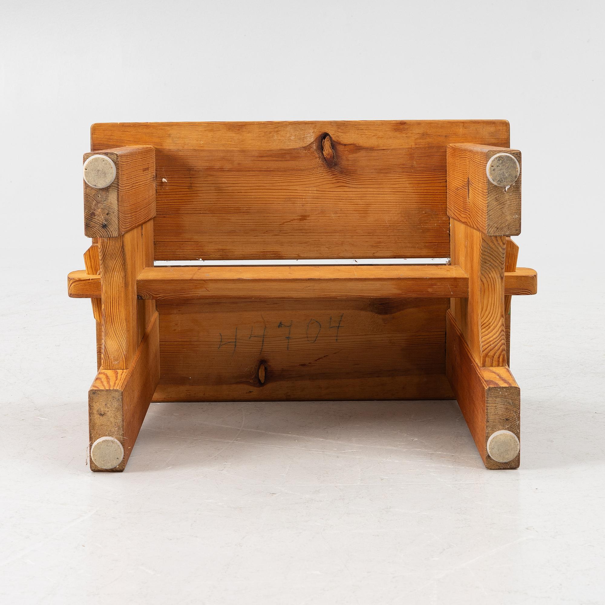 David Rosén, stool, 'Berga', Nordiska Kompaniet, 1940s.