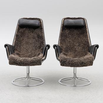 Bruno Mathsson, fåtöljer, ett par, Jetson, Dux, 2000-tal.