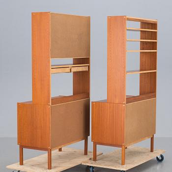 BOKHYLLA, 2 delad, Bertil Fridhagen, Bodafors 1963.