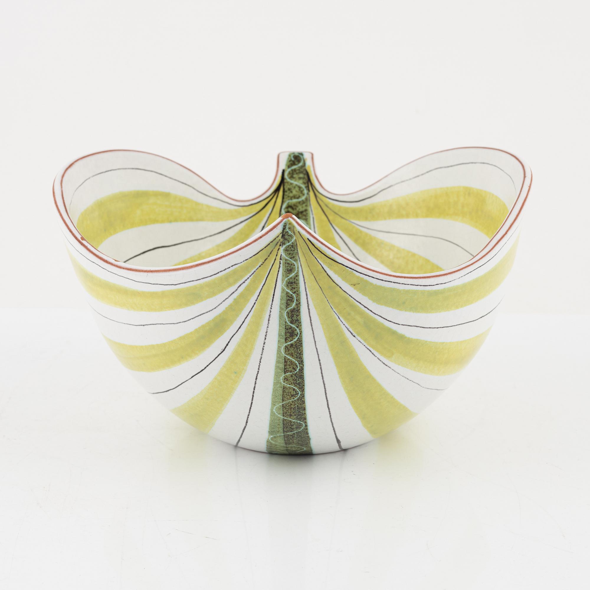 Stig Lindberg, skål, fajans, Gustavsbergs studio.