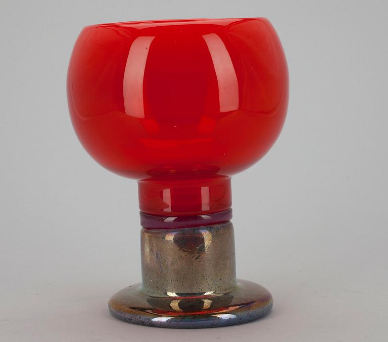 POKAL, glas, signerad Kaj Franck Nuutajärvi Notsjö.