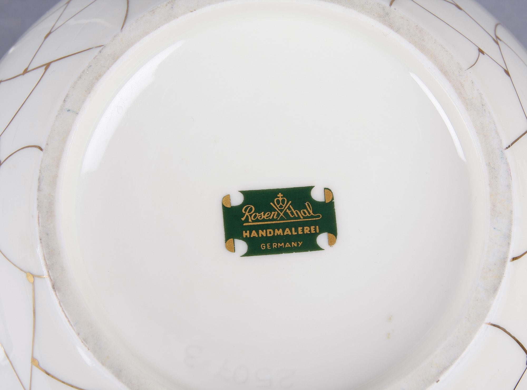PARTI PORSLIN, ca 25 delar, Rosenthal, 1900-tal.