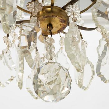 Chandelier, Rococo style, first half of the 20th century.