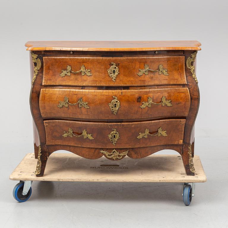 A Swedish Rococo commode, 18th century.