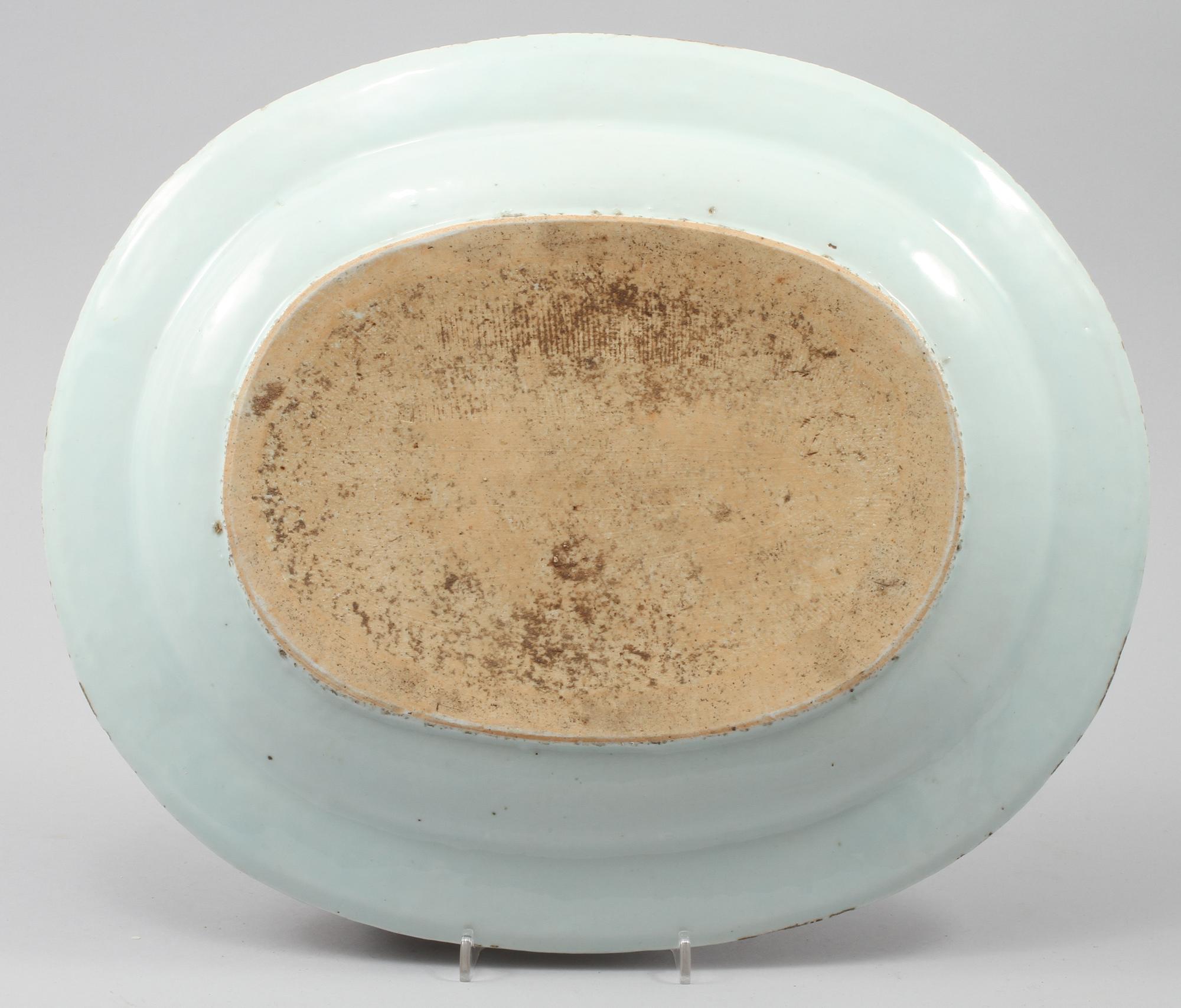 STEKFAT, porslin, Kina, 1700-tal.
