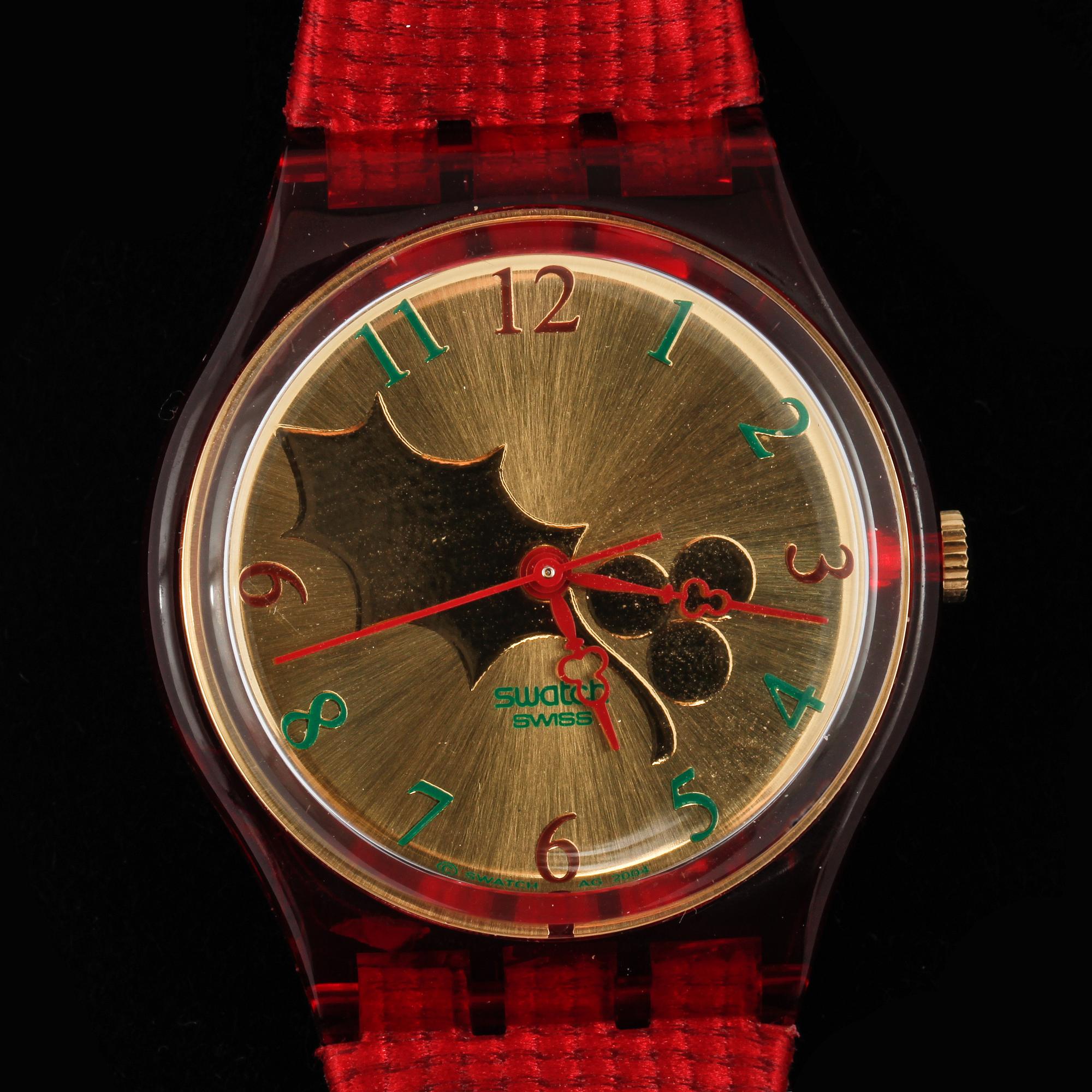 ARMBANDSUR, Plast, Swatch, Holly Joy, 2004.