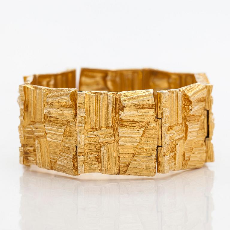 Björn Weckström, an 18K gold 'Suma' bracelet for Lapponia.