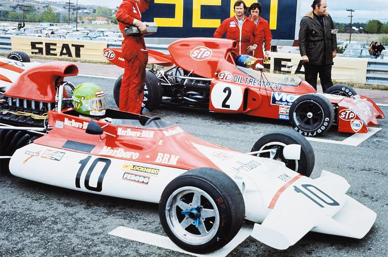 Kenneth Olausson, "Ronnie Peterson, Reine Wisell på Jarama 1972".