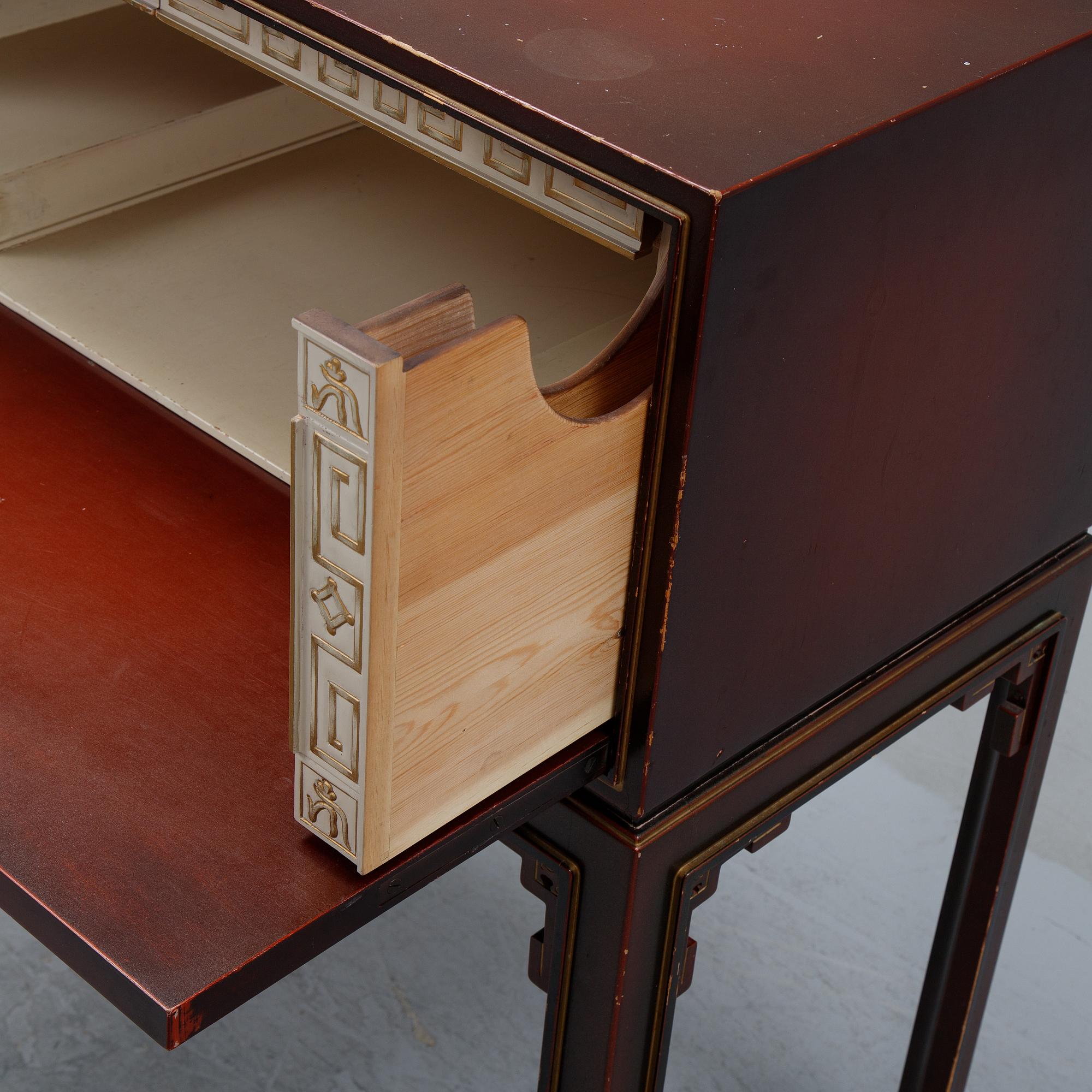 Firma Otto Wretling, probably, a secretaire, Swedish Grace 1930s.