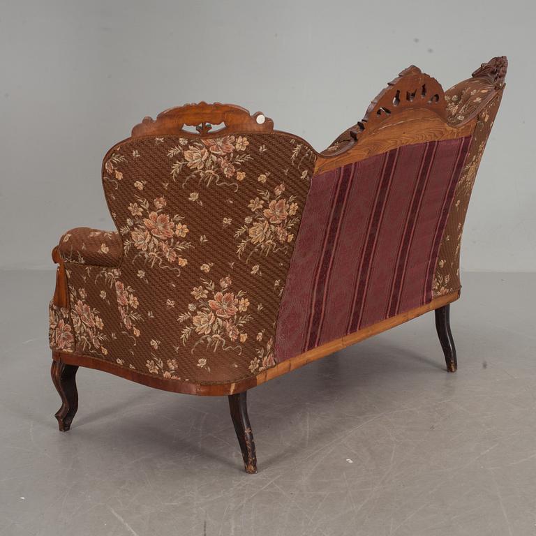 SOFFA, nyrokoko, 1800-talets andra hälft.