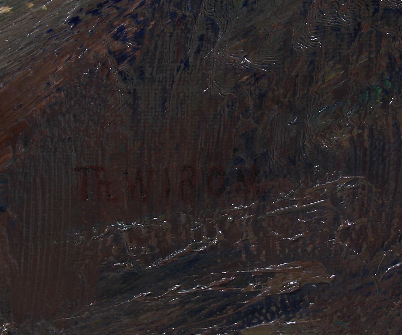 THEODOR WIBOM, olja på duk, sign.
