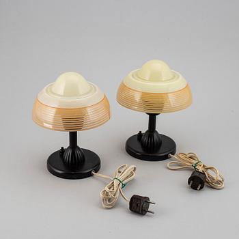 A pair of 1930s-40s table lamps.