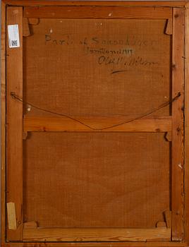 OLOF WALFRID NILSSON, olja på duk, signerad.