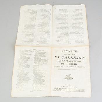 BÖCKER/HÄFTEN, 5 st, bl a om religion, Spanien, 1700-1800-tal.