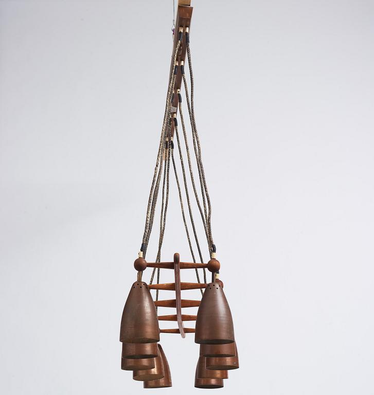 Hans-Agne Jakobsson, attributed, a ceiling lamp, Hans Agne Jakobsson AB, Markaryd, Sweden 1950s.