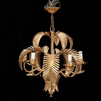 A late 20th century ceiling light, probably Italy.