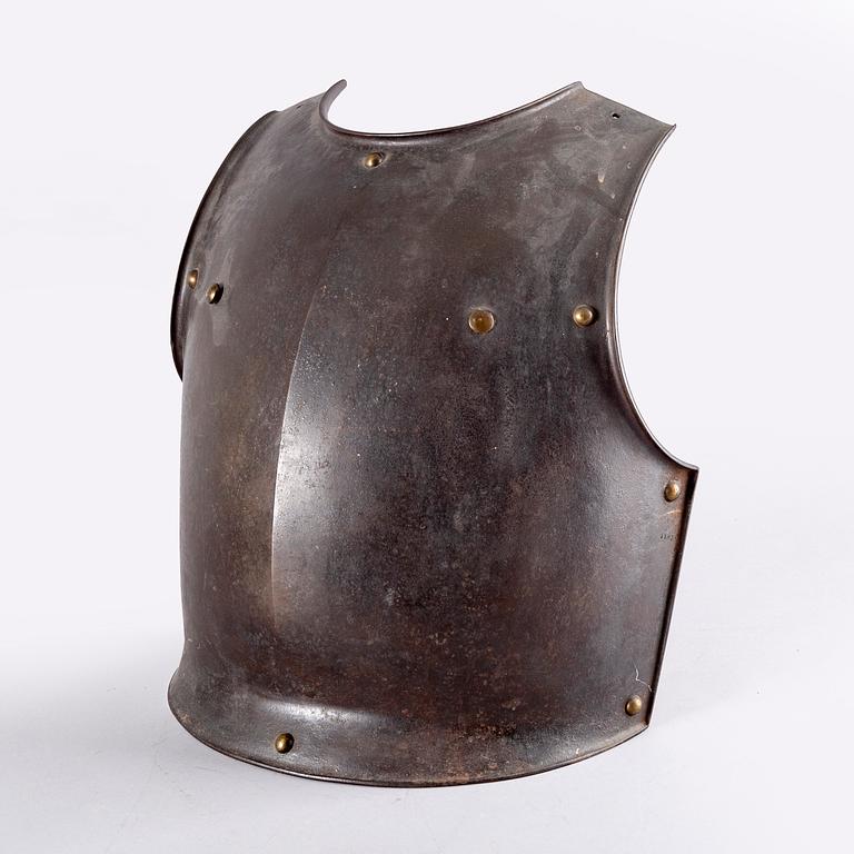 Kyrass, bröst- och ryggstycke, 1800-tal.