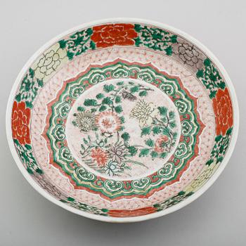 FAT, porslin. Qing dynastin, Kangxi (1662-1722).