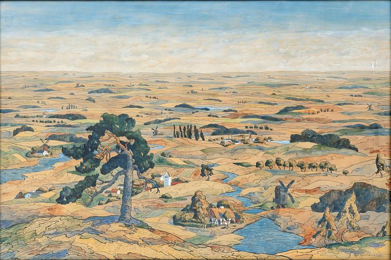 Ebba Orstadius, Landscape, Skåne.