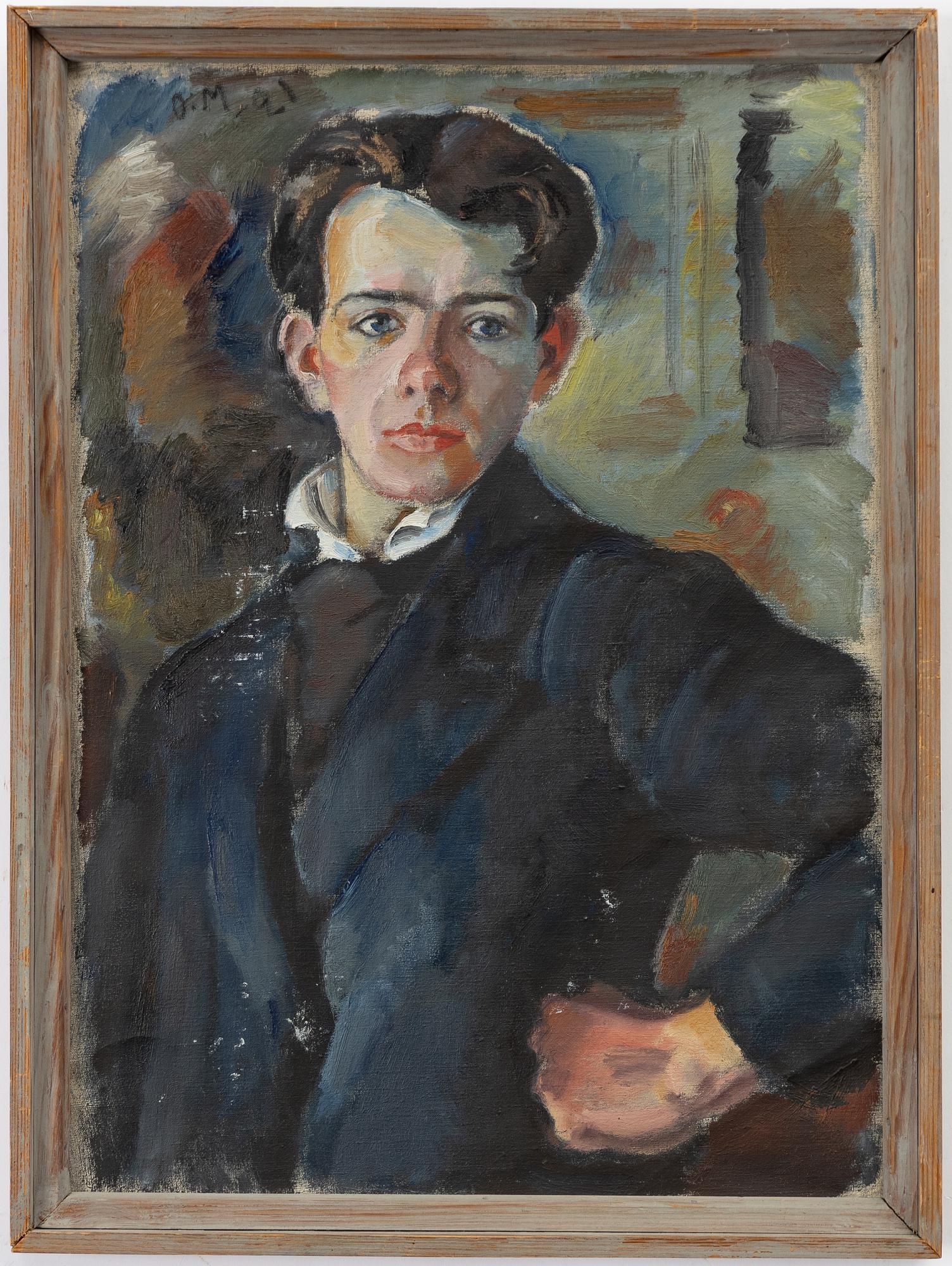 Otto Mattsson, Self-portrait.