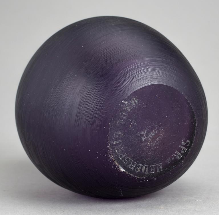 PAOLO VENINI, karaff med propp, "Inciso", Venini, Murano, Italien 1950-tal. Signerad.