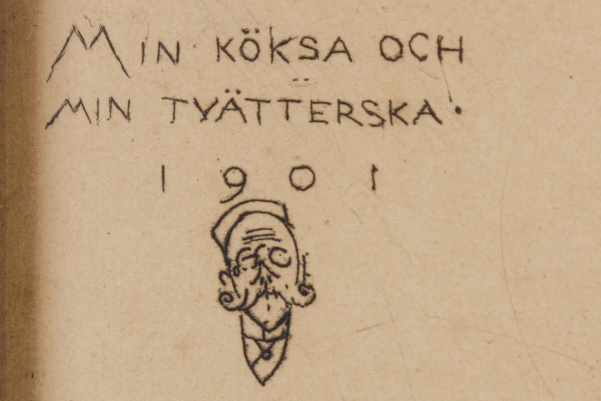 Carl Larsson, "Min köksa och min tvätterska".