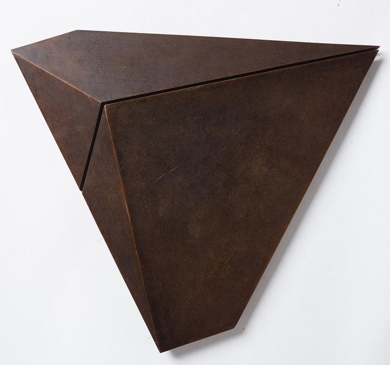 CARL MAGNUS, skulptur, relief, brons.