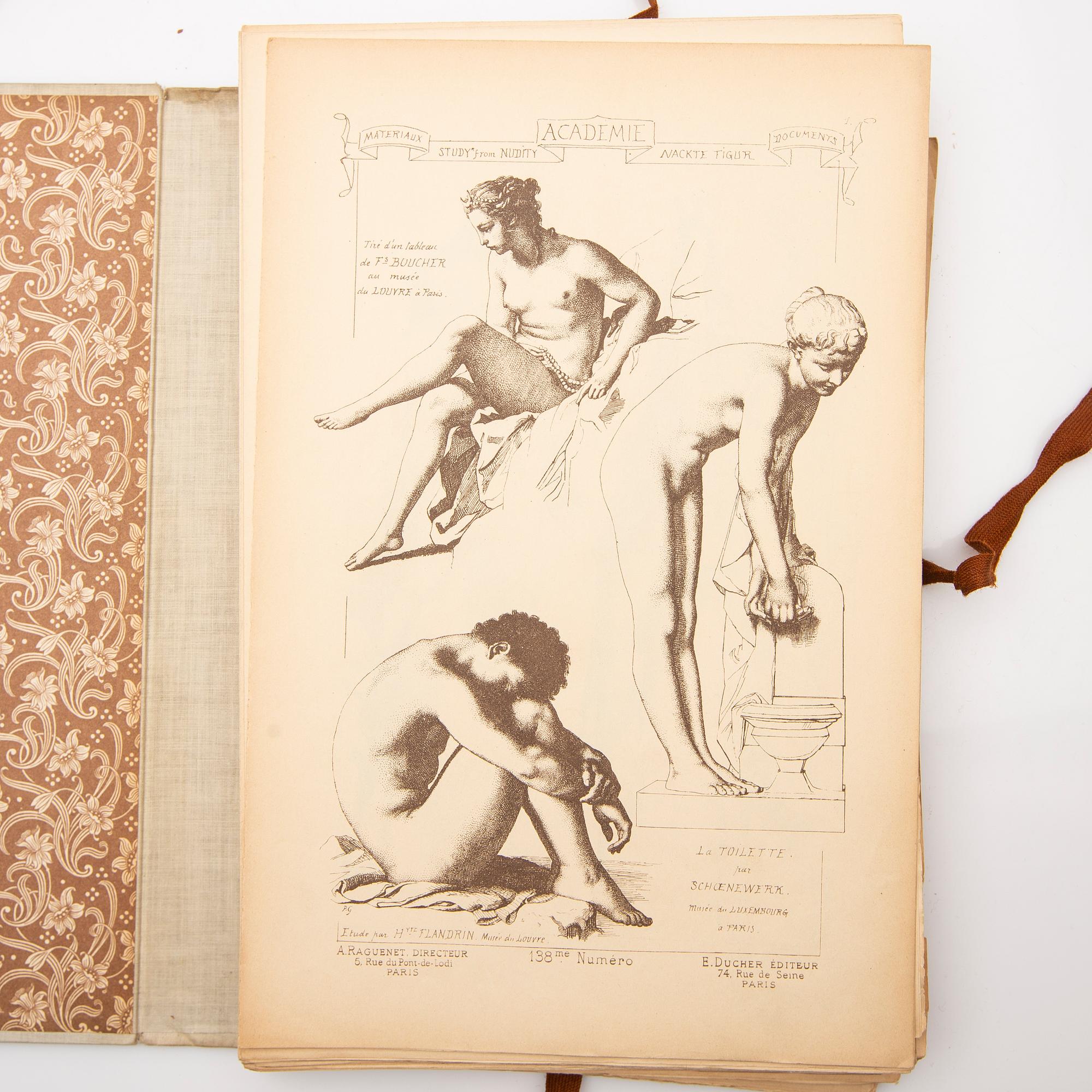 Architectural books, a series, 6 parts, Raguenet, "Matériaux et Documents D'architecture", 1912.