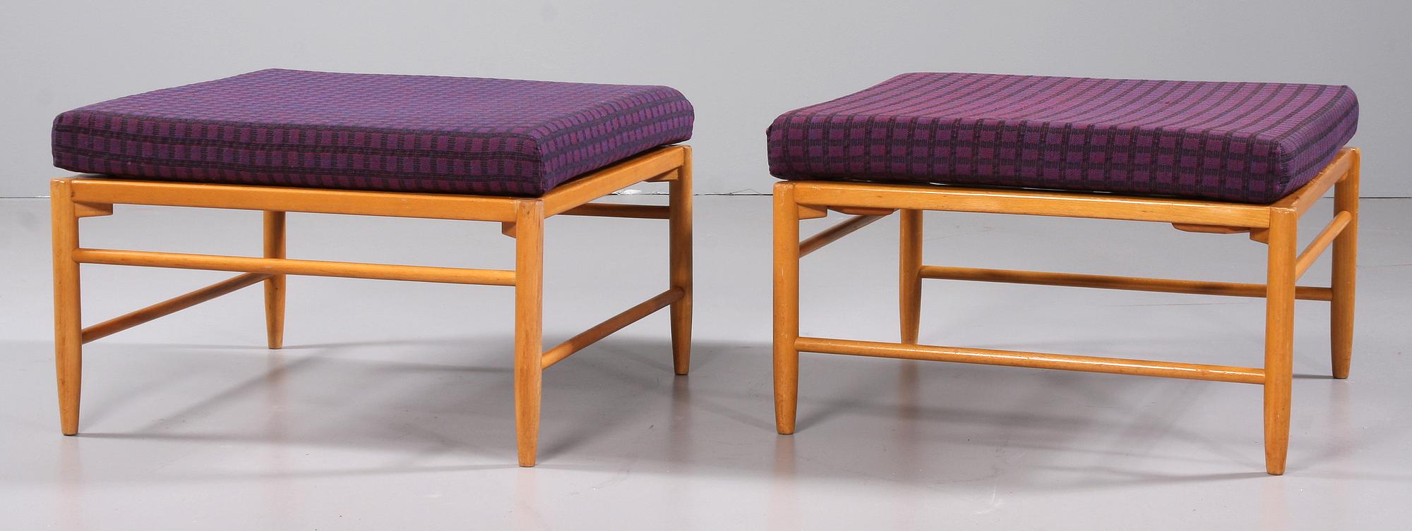 SITTPALLAR, ett par, ur "Bra Bohag"-serien, 1950/1960-tal.